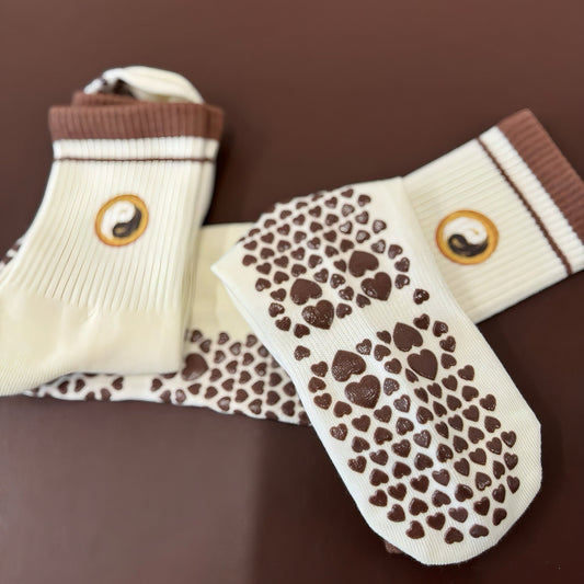 Heart Grip Pilates Socks