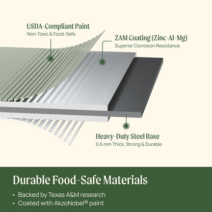 17" Tall 10 In 1 Jumbo Modular Metal Raised Garden Bed Kit